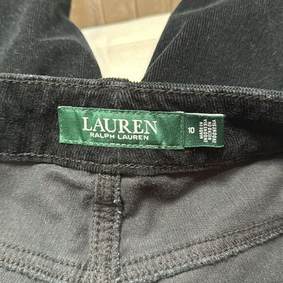 LAUREN RALPH LAUREN CORDUROY PREMIER STRAIGHT-LEG JEANS. - Picture 7 of 7
